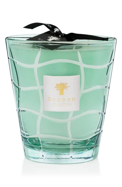 Baobab Collection 2.2 Kg Waves Nazare Max16 Candle In Mint Green