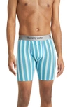 Tommy John Second Skin 8-inch Boxer Briefs In Island Goodnight Stripe