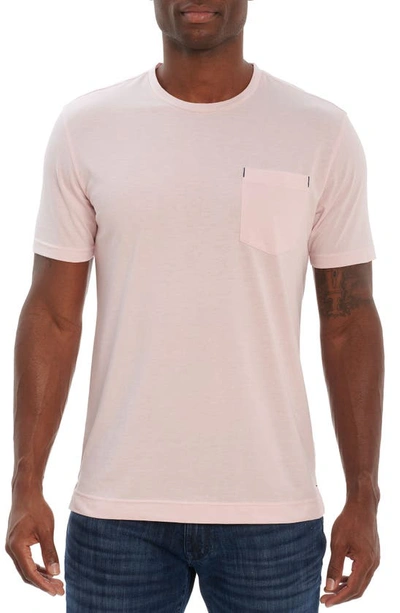 Robert Graham Men's Myles Pima Cotton T-shirt In Lt. Pink