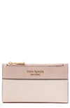 Kate Spade Morgan Colorblock Saffiano Leather Bifold Wallet In Pale Dogwood Multi