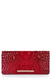 Brahmin 'ady' Croc Embossed Continental Wallet In Heartbreaker