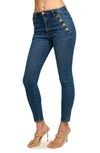Ramy Brook Helena High-rise Skinny Jean In Medium Wash