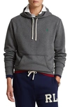 Polo Ralph Lauren Fleece Pullover Hoodie In Barclay Heather