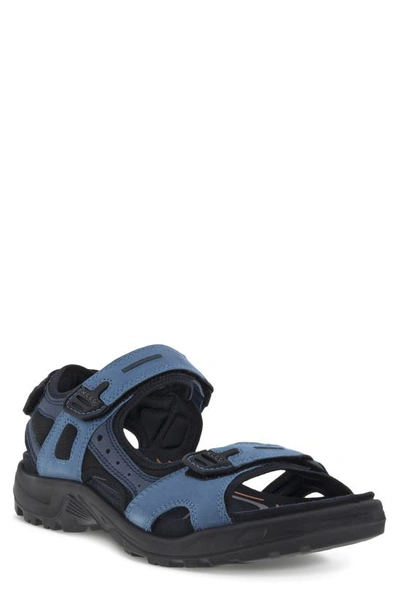 Ecco 'yucatan' Sandal In Retro Blue/ Marine