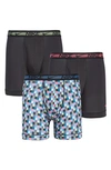 Nike 3-pack Dri-fit Ultra Stretch Micro Boxer Briefs In Pixel Print