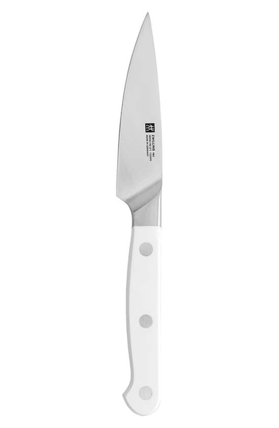 Zwilling Pro Le Blanc 4-inch Paring Knife In Silver