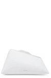 Attico 8:30 Pm Frame Clutch In Optic White
