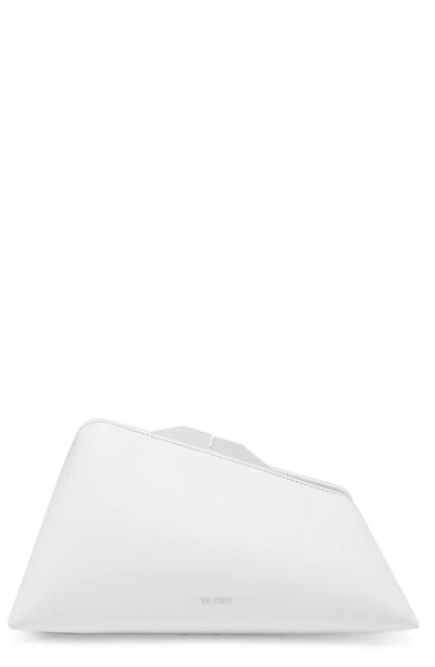 Attico 8:30 Pm Frame Clutch In Optic White