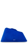 Attico ''8.30pm'' Cobalt Blue Oversized Clutch