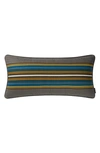 Pendleton Stripe Quilted Accent Pillow In Gray Multi