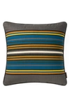 Pendleton Zion Stripe Accent Pillow In Gray Multi