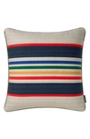 Pendleton Zion Stripe Accent Pillow In Tan Multi