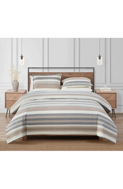 Pendleton Cascade Stripe Comforter & Shams Set In Tan