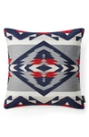 PENDLETON TECOPA HILLS CREWEL EMBROIDERED ACCENT PILLOW