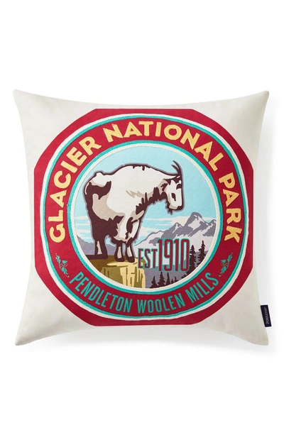 Pendleton National Park Embroidered Accent Pillow In Ivory