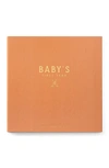 Lucy Darling 'baby's First Year' Teddy Bear's Picnic Memory Book In Rust