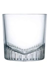 Nude Caldera Set Of 4 Double Old Fashioned Whiskey Glasses In Clear