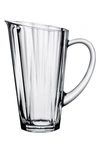 Nude Hemingway Beveled Jug In Clear