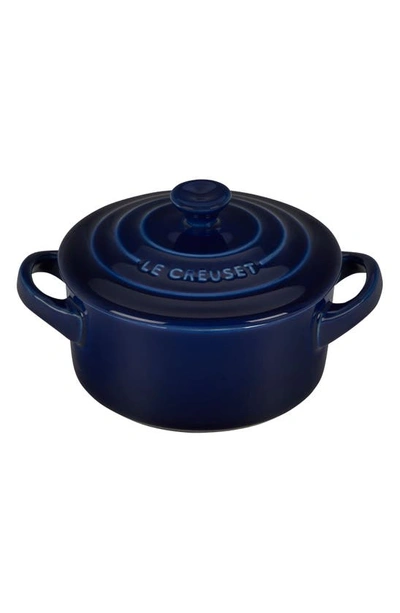 Le Creuset Mini Round Cocotte In Indigo