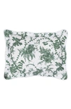 Matouk San Cristobal Cotton Boudoir Sham In Green