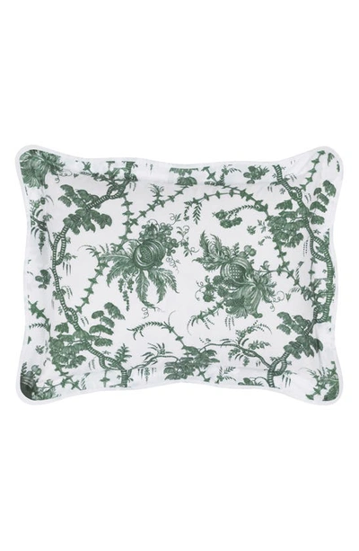 Matouk San Cristobal Cotton Boudoir Sham In Green