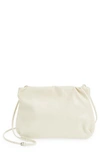 The Row Bourse Clutch Bag In Calf Leather In Mtshg Mist Shg