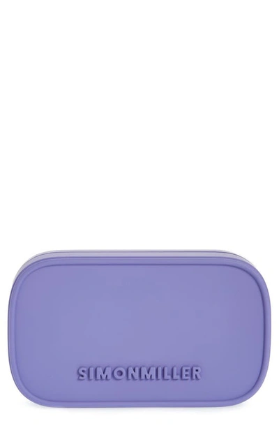 Simon Miller Logo Pill Clutch In Purple