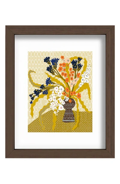 Deny Designs Matisse Flower Framed Art Print In Multi
