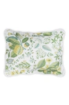 Matouk Pomegranate Quilted Boudoir Pillow In Citrus