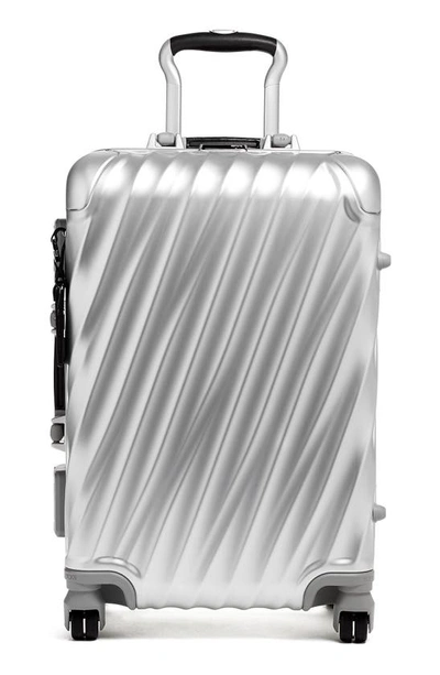 Tumi 19 Degree Aluminum 26-inch International Spinner Packing Case In Silver