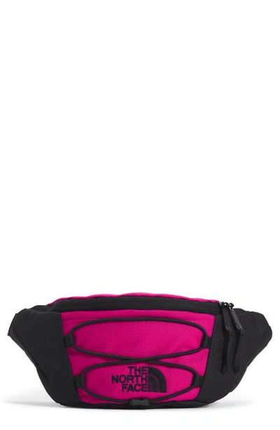 The North Face Jester Lumbar Pack Belt Bag In Fuschia Pink/ Black