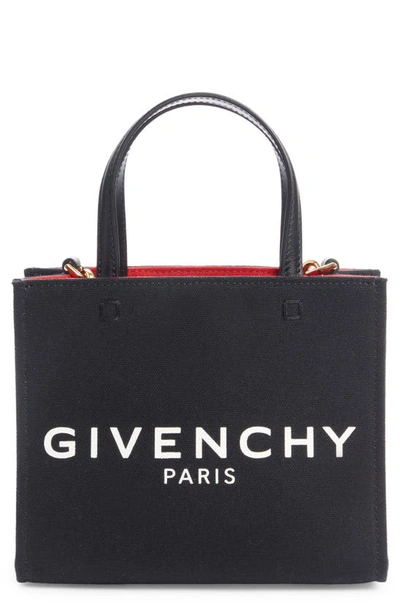 Givenchy Mini G- Tote Shopping Bag In Black