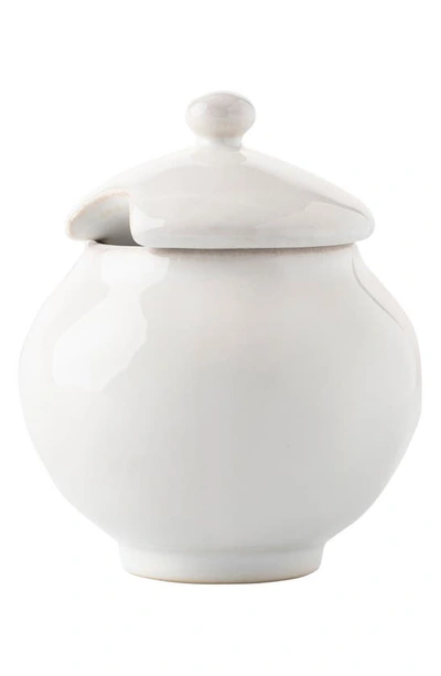 JULISKA JULISKA PURO WHITEWASH SUGAR BOWL & LID