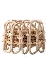 Juliska Provence Rattan Whitewash Napkin Ring In Whitewash