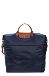 Longchamp Le Pliage Expandable Travel Bag In Marine