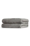 Apparis Brady Faux Fur Throw Blanket In Smoke