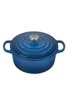 Le Creuset 3 1/2-quart Signature Round Enamel Cast Iron French/dutch Oven In Marseille