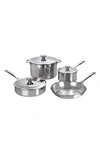 Le Creuset 7-piece Stainless Steel Cookware Set In Stainless Steel