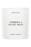 LAKE & SKYE VERBENA & VELVET MOSS SCENTED CANDLE