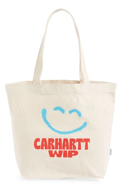 Carhartt Graphic Canvas Tote In Natural
