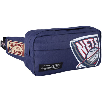 Mitchell & Ness New Jersey Nets Hardwood Classics Fanny Pack In Blue