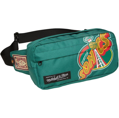 Mitchell & Ness Seattle Supersonics Hardwood Classics Fanny Pack In Green
