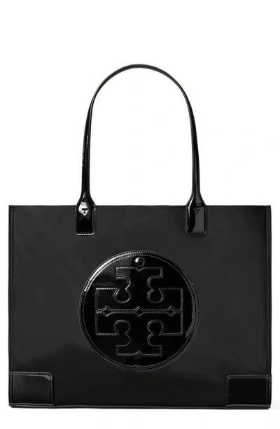 TORY BURCH SMALL ELLA PATENT TOTE BAG