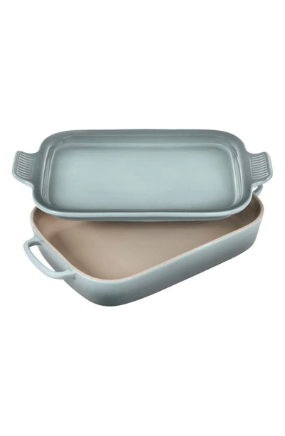 Le Creuset 2.75-quart Rectangular Dish & Platter Lid In Sea Salt