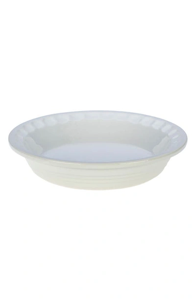 Le Creuset 9-inch Stoneware Pie Dish In White