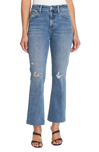 Pistola Lennon High Waist Ankle Bootcut Jeans In Blue