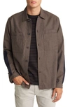 OLIVER SPENCER AVERY FLANNEL BUTTON-UP OVERSHIRT