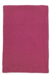 Tekla Linen Glass Towel In Claret