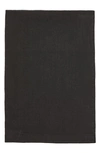 Tekla Linen Glass Towel In Black