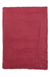 Tekla Linen Tablecloth In Claret
